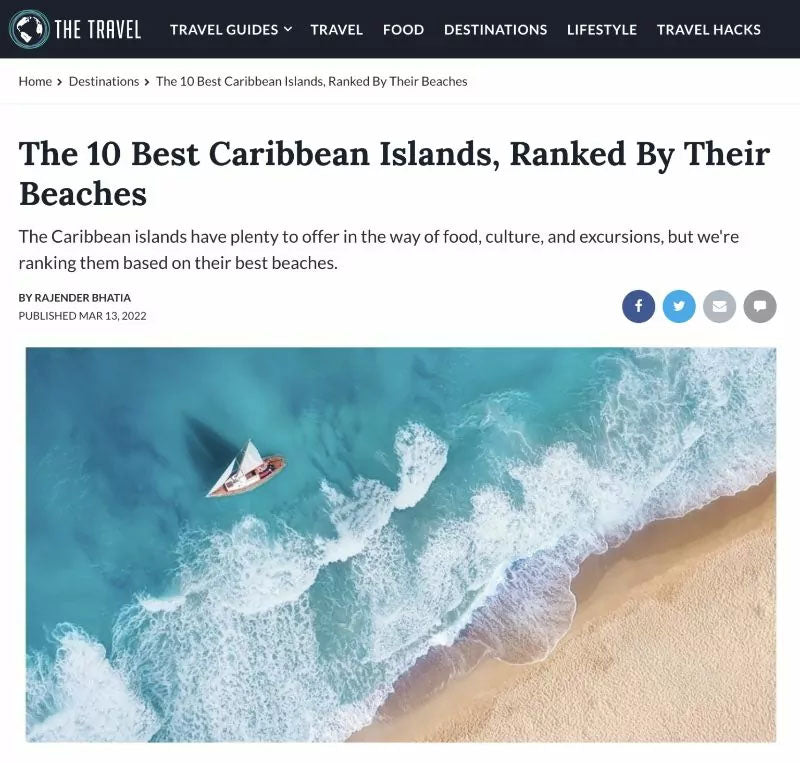 Cayman Islands beaches ranked as #2 in the Caribbean
