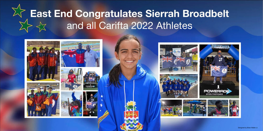 Sierrah Broadbelt becomes the successful female gold-medal winner in the history of the Cayman Islands