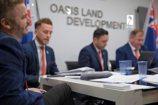 Oasis Land Development Construction Breaks Ground