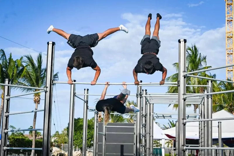 Calisthenics Park now open at Seven Mile Public Beach