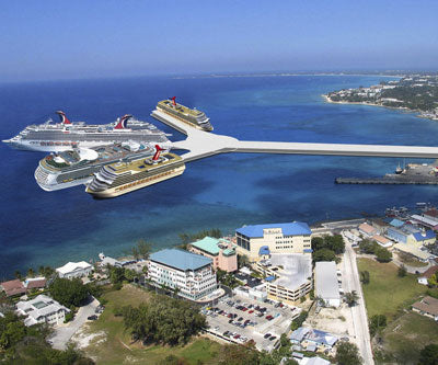 A brand new developed floating pier, which has just been pioneered in Norway could be the answer to a potential solution to the challenges of building a cruise berth facility in Grand Cayman