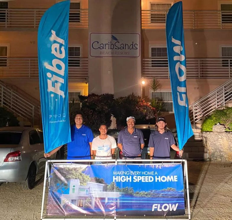 FLOW Fibre build continues in Cayman Brac