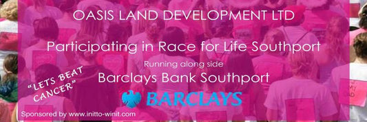Oasis Land Development training for Race for Life