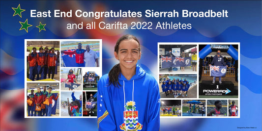 Sierrah Broadbelt becomes the successful female gold-medal winner in the history of the Cayman Islands