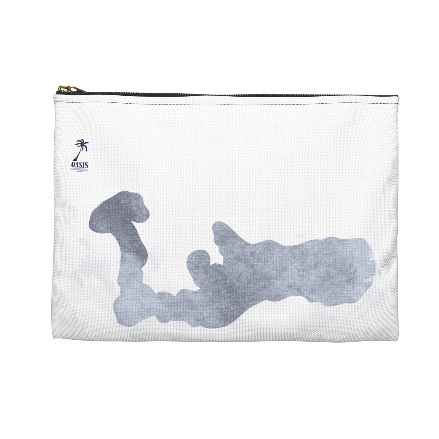 Sea Turtle Accessory Pouch — Coastal Watercolor Toiletry Bag