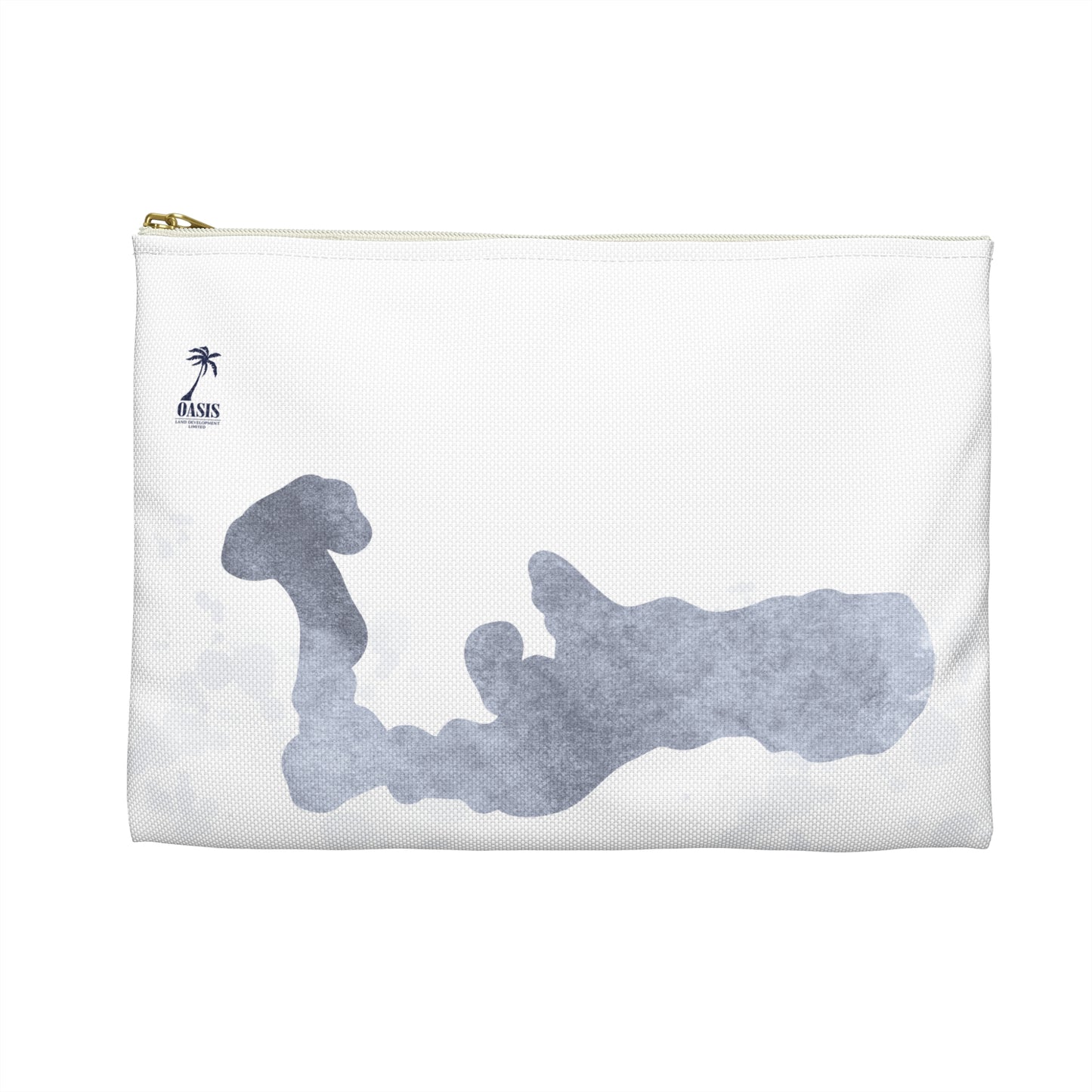 Sea Turtle Accessory Pouch — Coastal Watercolor Toiletry Bag
