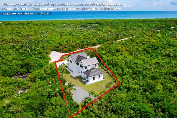 Land For Sale With House Concept in Little Cayman
