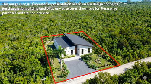 House Concept on our land for sale in little cayman